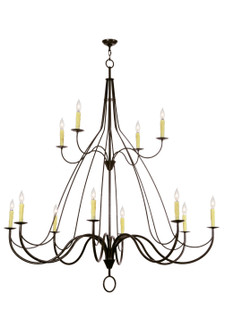 Bell LED Chandelier in Timeless Bronze (57|146889)