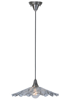 Metro Fusion One Light Pendant in Black Metal,Custom,Brushed Nickel (57|146083)