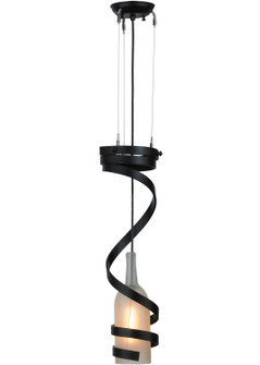 Shirley One Light Pendant in Black Metal (57|144741)