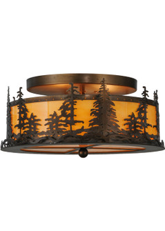 Tall Pines Two Light Flushmount in Antique Copper (57|144243)