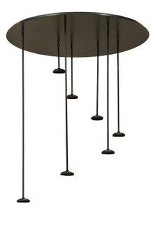 Checkers Seven Light Pendant Hardware in Timeless Bronze (57|143749)