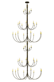 Cheal 40 Light Chandelier in Antique Brass (57|143565)