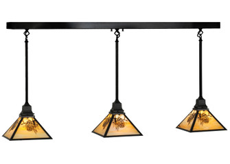 Winter Pine Three Light Island Pendant in Craftsman Brown (57|143181)