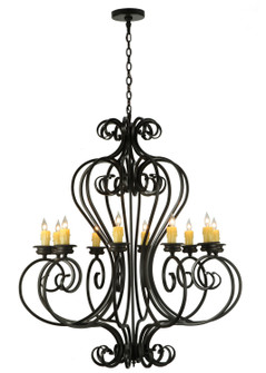 Fernando Ten Light Chandelier in Mahogany Bronze (57|141833)