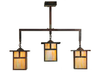 Hyde Park Three Light Island Pendant in Vintage Copper (57|141037)