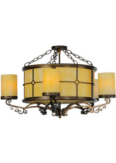 Standford Ten Light Chandelier in Antique Copper (57|139481)