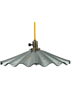 Metro Fusion One Light Pendant in Antique Brass (57|138591)