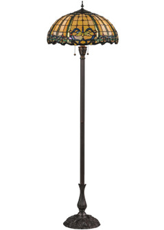 Dragonfly Three Light Floor Lamp in Mahogany Bronze (57|138587)