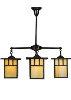 Hyde Park Four Light Chandelier in Craftsman Brown (57|137579)