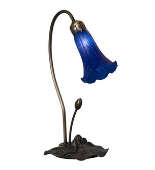 Blue One Light Accent Lamp in Mahogany Bronze (57|13739)