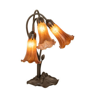 Amber Three Light Table Lamp in Mahogany Bronze (57|136435)