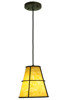 Cilindro One Light Mini Pendant in Weathered Brass,Custom (57|135678)