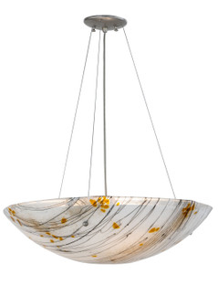 Metro Fusion Three Light Inverted Pendant in Nickel (57|133208)