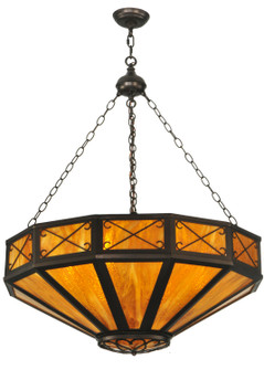 Excellente Six Light Inverted Pendant in Mahogany Bronze (57|132521)