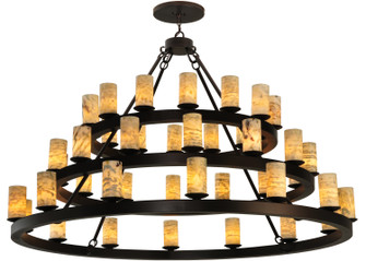 Loxley 42 Light Chandelier in Mahogany Bronze (57|130509)