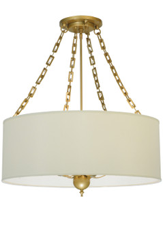 Cilindro Six Light Pendant in Gold/#Eggshell (57|129690)