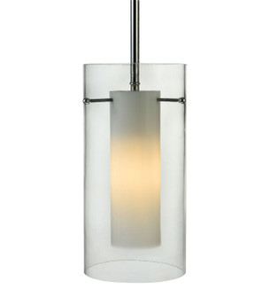 Cilindro One Light Mini Pendant in Chrome (57|128333)