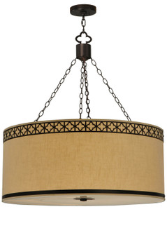 Cilindro Eight Light Pendant in Mahogany Bronze (57|128049)