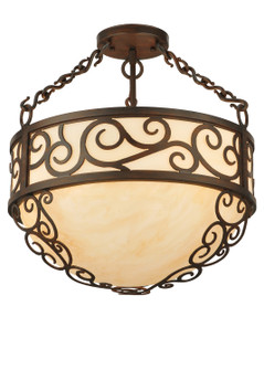 Lilliana Three Light Pendant in Red Rust (57|127253)