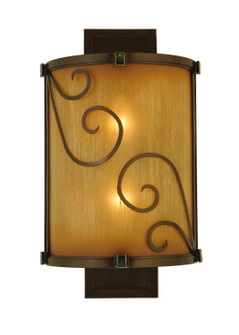 Sorbonn Two Light Wall Sconce in Rust,Custom (57|125509)