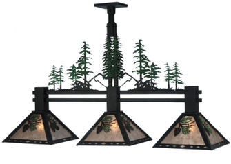 Winter Pine Three Light Island Pendant in Oil Rubbed Bronze (57|124867)