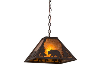 Lone Bear One Light Pendant in Mahogany Bronze (57|120178)