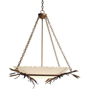 Cattail Six Light Pendant in Antique Copper (57|120157)