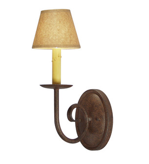 Squire One Light Wall Sconce in Red Rust (57|115991)