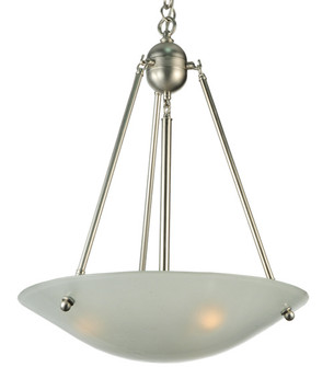 Metro Fusion Three Light Inverted Pendant in Nickel (57|115799)