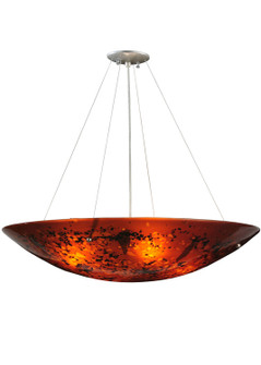 Metro Fusion Four Light Inverted Pendant in Amber/Screen/Green Clear Chunks (57|115012)