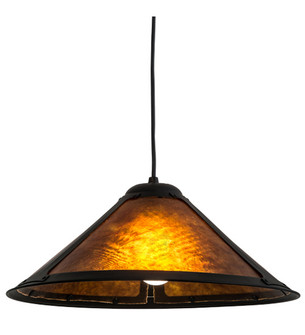 Sutter One Light Pendant in Black Metal (57|114177)