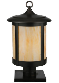 Fulton One Light Post Mount in Craftsman Brown (57|113009)