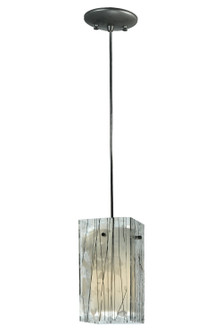 Metro Fusion One Light Mini Pendant in Branches (Black/White Streamers/Fractures (57|111349)
