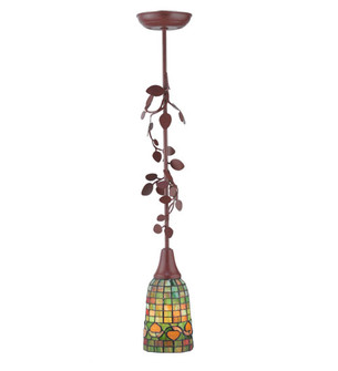 Tiffany Acorn One Light Mini Pendant in Rust (57|109960)