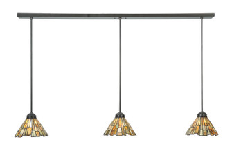 Delta Three Light Island Pendant in Timeless Bronze (57|109917)