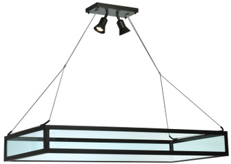 Plateau Two Light Island Pendant in Wrought Iron (57|109699)