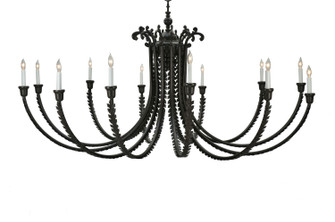 Oak Bough 12 Light Chandelier in Timeless Bronze (57|108852)