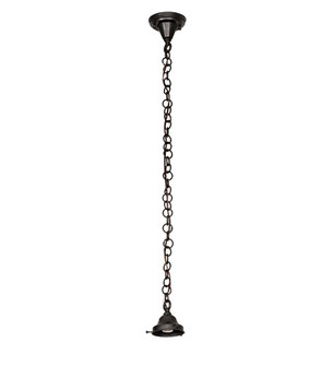 Revival One Light Schoolhouse Hardware in Craftsman Brown (57|104069)