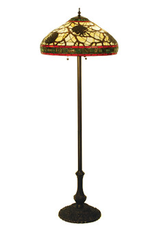 Pinecone Three Light Floor Lamp in Beige Xag Burgundy (57|103185)