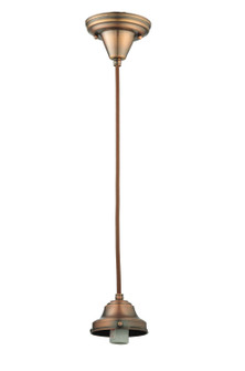 Covered One Light Pendant Hardware in Burnished Copper (57|101911)