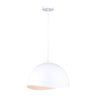 Henlee One Light Pendant in White (387|IPL1122A01WH16)