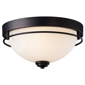 Somerset Three Light Flush Mount in Oil Rubbed Bronze (387|IFM421A15ORB)