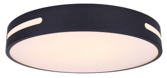 Niven LED Flush Mount in Black (387|CL-19-20-BK)