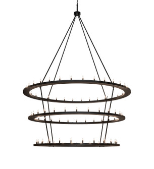 Loxley LED Chandelier in Black Metal (57|260896)