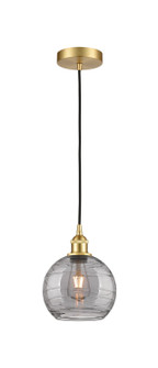Edison One Light Mini Pendant in Satin Gold (405|616-1P-SG-G1213-8SM)