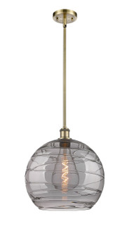 Ballston One Light Pendant in Antique Brass (405|516-1S-AB-G1213-14SM)