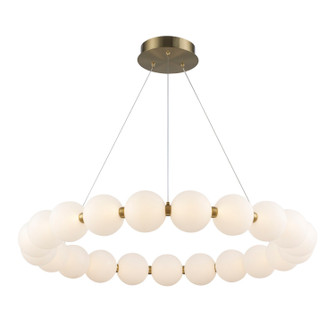 Orb II LED Chandelier in Antique Gold (110|MDN-1592 AG)