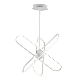 Nightingale LED Chandelier in White (110|MDN-1587 WH)