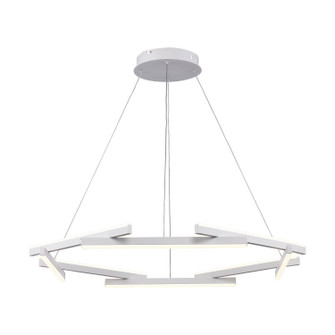 Celestia LED Chandelier in White (110|MDN-1566 WH)