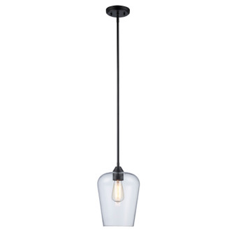 Kieran One Light Pendant in Black (110|71830 BK)